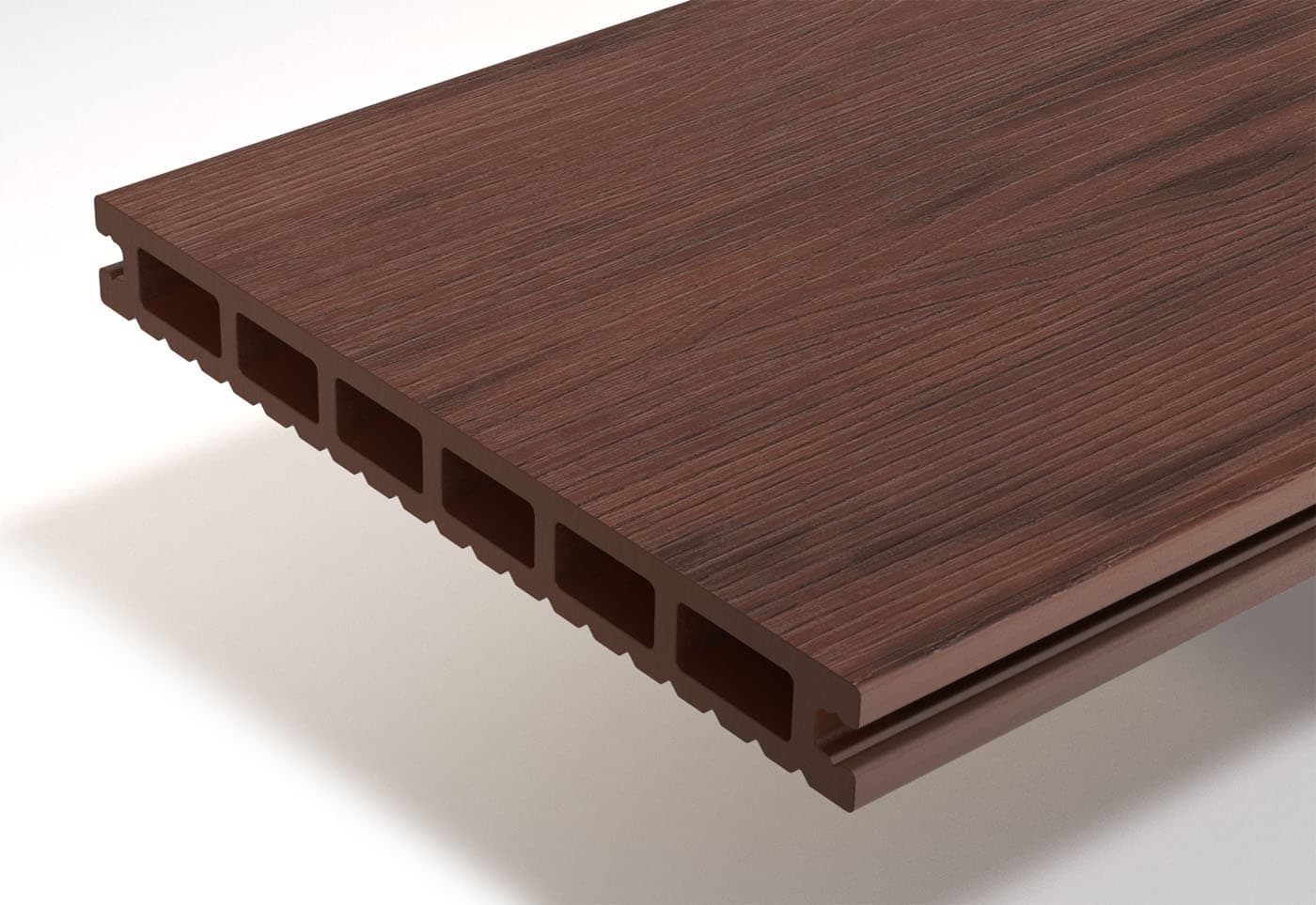 Террасная доска ДПК. WOODVEX SELECT, 146х22х3000 (4000) мм, ВЕНГЕ - Фото