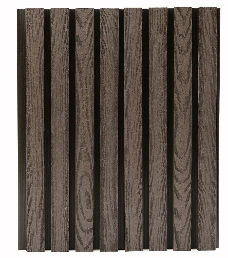СТЕНОВАЯ ПАНЕЛЬ ВОЛЛ СТРАЙПС ШАЛЕ, 217х26 мм, ШОКОЛАД - детальное фото