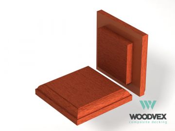 Крышка столба ограждения Woodvex Select, ТЕРРАКОТА - Фото