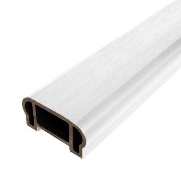 Перила ограждения верхние Woodvex Co-Extrusion 100х50х3000 мм, БЕЛЫЙ - Фото