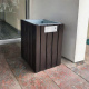 Эко урна прямоугольная без металлокаркаса Dorma, 418х418х595 мм - Фото