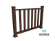 Балясина ограждения Woodvex Select 60х40х2250 мм, ТЕМНО-КОРИЧНЕВЫЙ - Фото